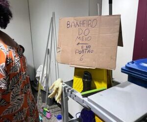 Banheiro do aeoroporto de Belém