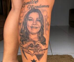 Tutagem com rosto de Renilce Nicodemos