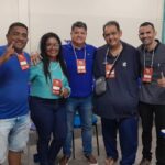 Conselheiros Tutelares eleitos no Distrito do Guamá, o maior de Belém, posam para foto no término de mais um processo eleitoral na capital paraense.