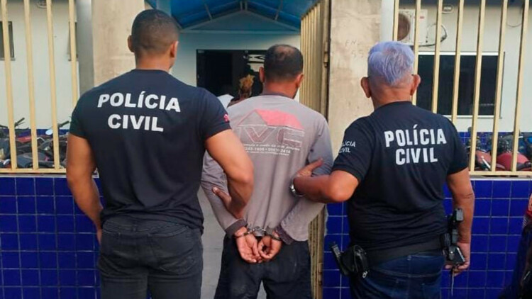 Homem é preso em Mãe do Rio, acusado de estupro de menor de idade.