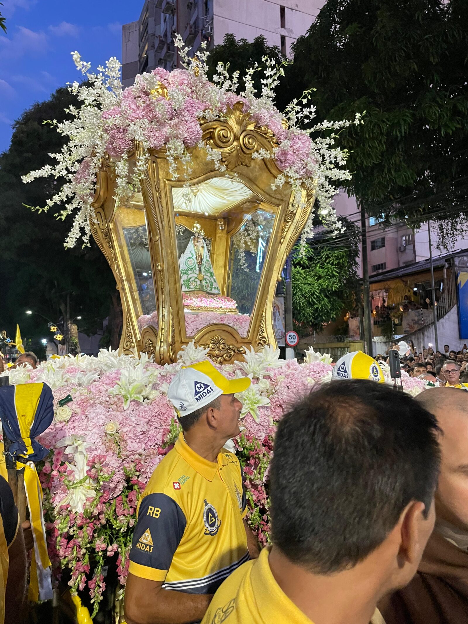 Imagem da Virgem Santa Nossa Senhora de Nazaré. Círio 2023.