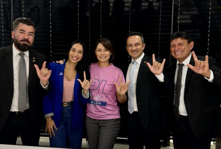 deputados bolsonaristas do PL-PA com Michele Bolsonaro