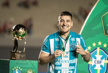 Foto de João Vieira jogador do Paysandu.