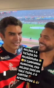 Helder e Wesley Safadão juntos no Mangueirão