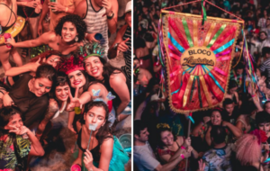 Blocos de carnaval com centenas de pessoas nas ruas de Belém