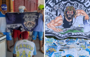 Camisas das torcidas organizadas de Clube do Remo e Paysandu