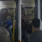 Briga dentro de um ônibus