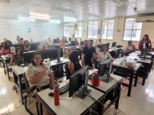 Mulheres em sala de aula