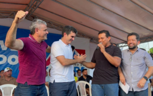 Lideranças políticas de Alenquer e Helder Barbalho