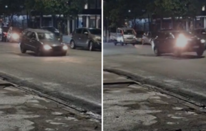 Cratera na avenida Conselheiro Furtado