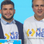 Ministro Camilo Santana e o prefeito de Peixe-Boi Neto Cavalcanti