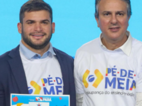 Ministro Camilo Santana e o prefeito de Peixe-Boi Neto Cavalcanti