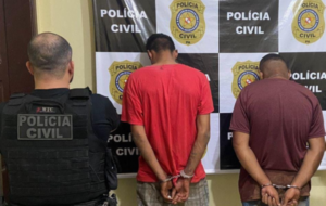 Homens sendo presos em São Félix do Xingu