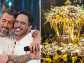 Lúcio Mauro Filho faz convite para Marcos Mion vir ao Círio de Nazaré