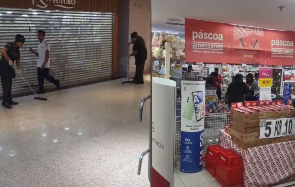 Chuva alaga Americanas do Shopping Boulevard