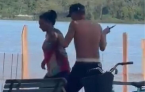 Homem ameaçando mulher com faca em Limoeiro do Ajuru