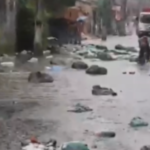 Lixo nas ruas do bairro Sideral