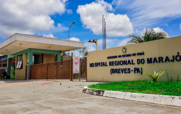 Fachada do Hospital Regional do Marajó