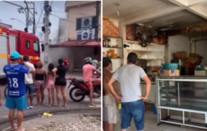 Paria pegando fogo