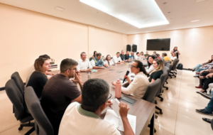 reunião da prefeitura com novo secretariado