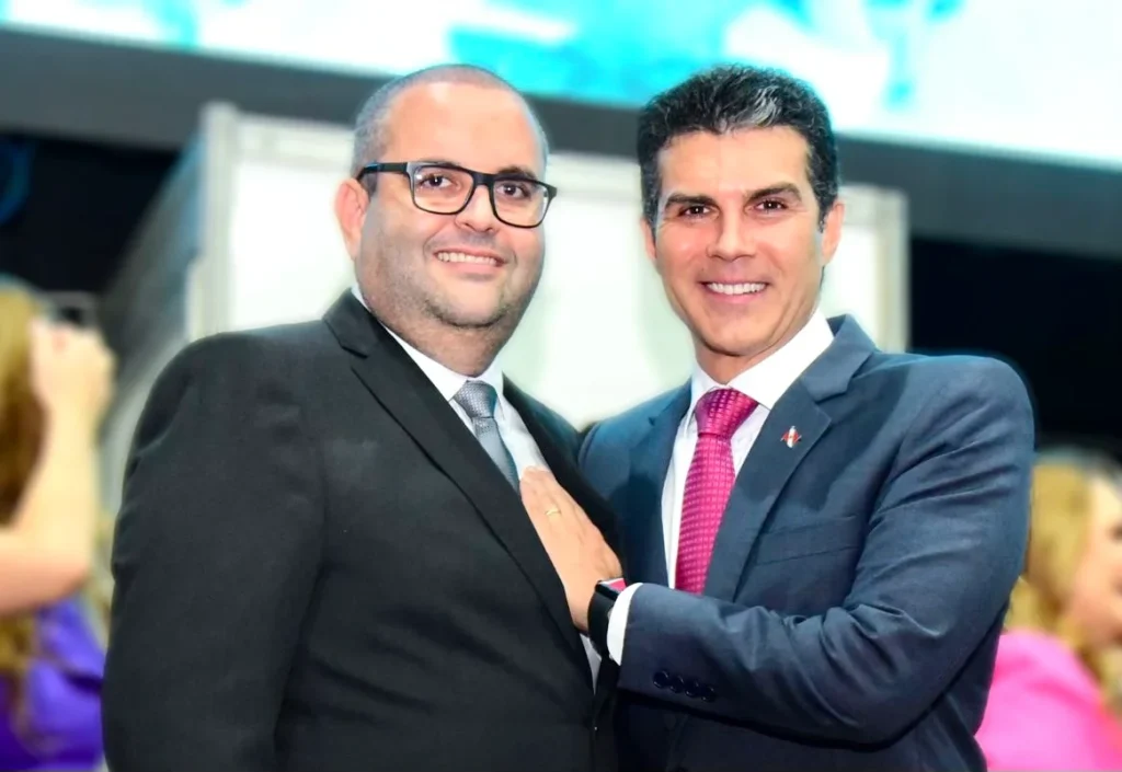 Érick Monteiro (PSDB) e Helder Barbalho (MDB)
