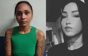 Suspeita (esquerda) e tatuadora morta em Marabá.