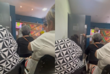 Imagens do um menina autista sendo destratado por um médico.