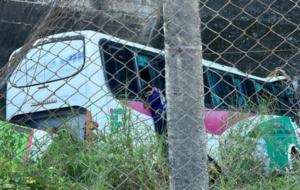 Ônibus do IFPA destruído