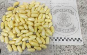 Cápsulas de cocaína capturadas