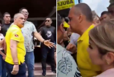 Neil foi barrado no restaurante em que Bolsonaro estava almoçando