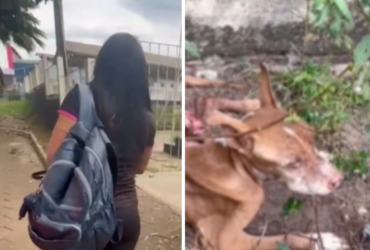 Personal trainer sendo encaminhada para a delegacia