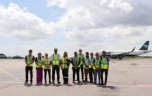 Representantes da Semas e do Aeroporto Internacional de Belém