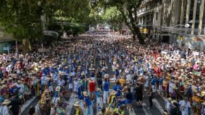 Avenida Presidente Vargas lotada
