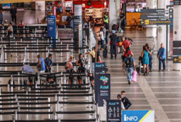 Imagem interna do Aeroporto Internacional de Belém
