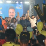 Evento marca apoio do União Brasil ao pré-candidato do MDB à Prefeitura de Belém.