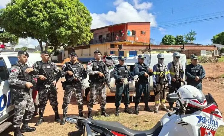 Operação realizada no bairro São José Operário — Foto: Blog do Pião/Divulgação