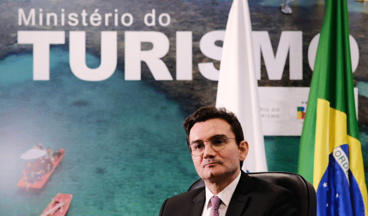 MInistro do Turismo Celso Sabino (União Progressista).