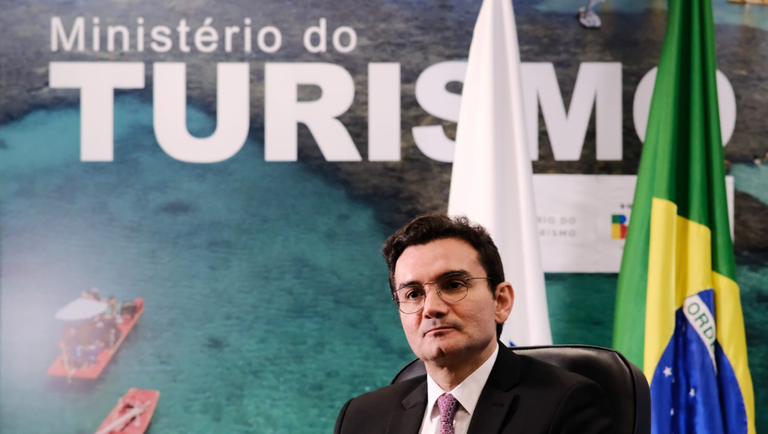 MInistro do Turismo Celso Sabino (União Progressista).