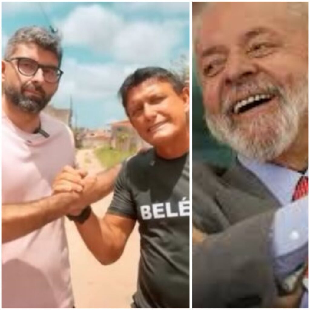 Dr Daniel Santos entre a direita de Éder Mauro e a esquerda do PT de Lula