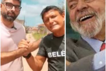 Dr Daniel Santos entre a direita de Éder Mauro e a esquerda do PT de Lula