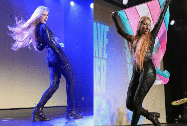 Filha de Elon Musk estreia como drag queen em evento de oposição ao governo Trump