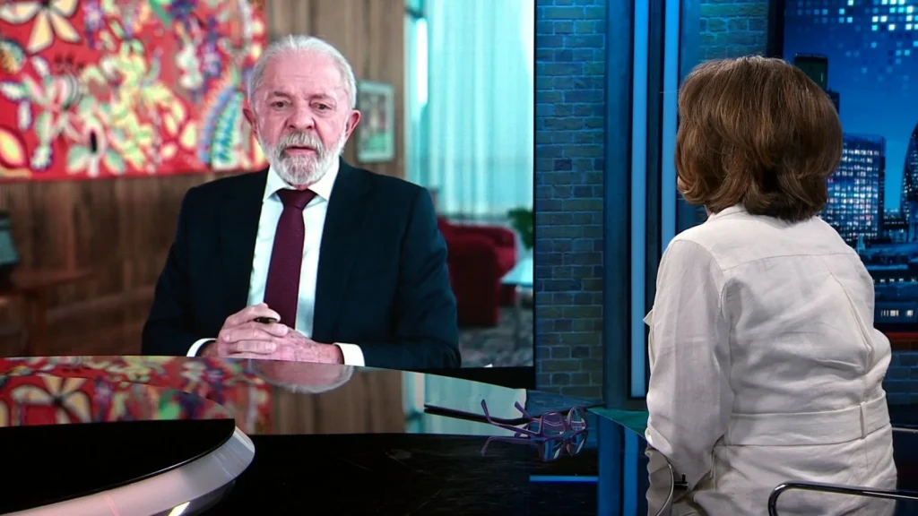 Lula em entrevista à CNN defende o Brasil e responde ameaças de Trump, mas diz que quer negociar.