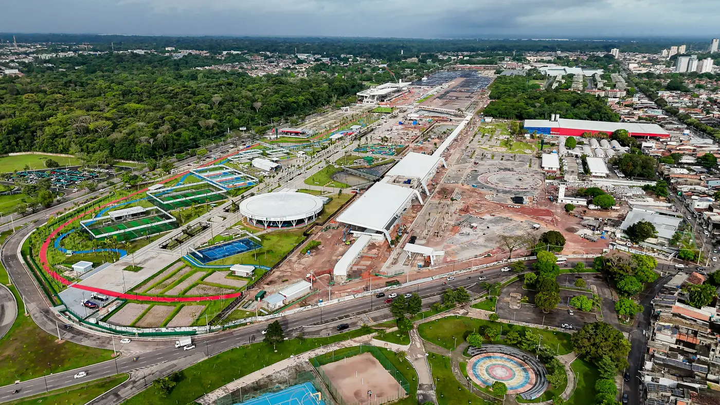 Parque da Cidade, local onde será realizada a COP30 em Belém