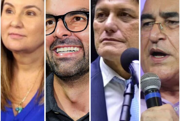 Hana, Dr Daniel Santos, Éder Mauro e Edmilson Rodrigues