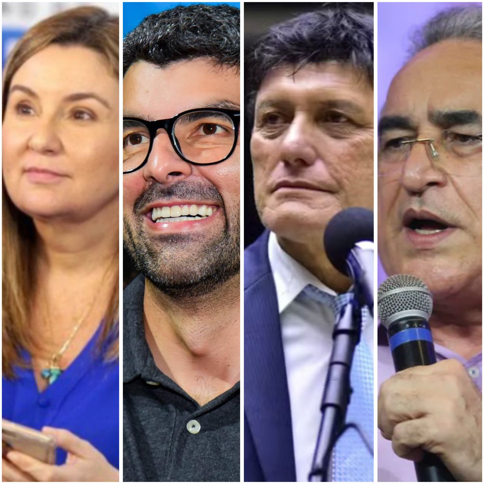 Hana, Dr Daniel Santos, Éder Mauro e Edmilson Rodrigues