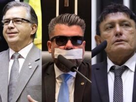 Deputados federais do PL-PA: Joaquim Passarinho, Delegado Caveira e Éder Mauro