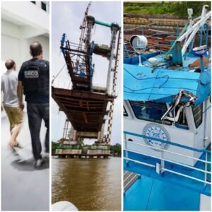 Polícia Civil prende comandante de embarcação que colidiu em equipamentos da nova ponte de Outeiro