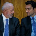 Lula e o ministro do Turismo, Celso Sabino