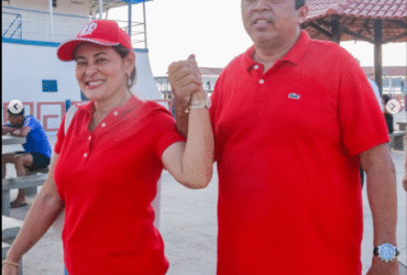 Deputada Federal Dilvanda Fato e seu marido, o senador Beto Faro, ambos do PT-PA.