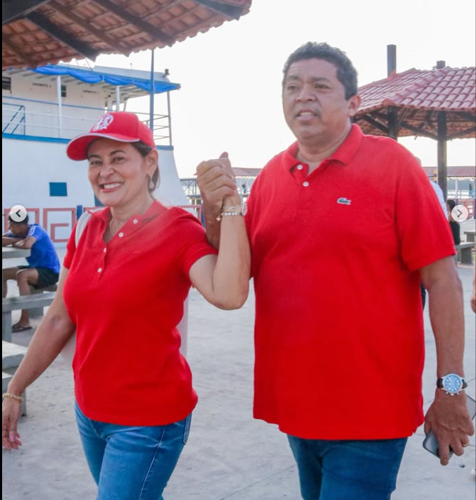 Deputada Federal Dilvanda Fato e seu marido, o senador Beto Faro, ambos do PT-PA.